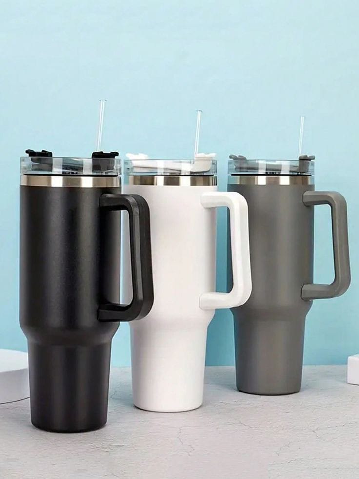 SipWip 1200ml Stainless Steel Tumbler – Hot & Cold for 16 Hours | Fireproof, Durable, Metallic Finish